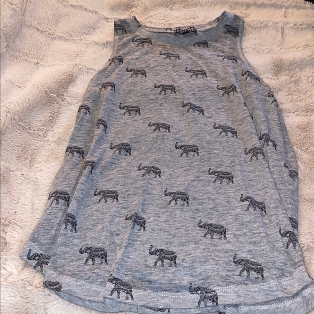 Greg elephant tank top
